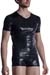 MANSTORE V-Neck T-Shirt M2004 Schwarz