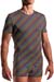 MANSTORE V-Neck T-Shirt M2278 Rainbow