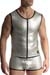 MANSTORE Zipped Vest M2463 Silber