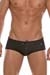 MUNDO UNICO Badehose Gold Net Schwarz