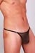 LHomme Invisible Striptease String Fishnet Schwarz