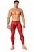 Manstore Herren Leggings M510 Leder-Optik Tabasco Rot