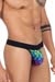 PIKANTE 0829 Rainbow String Thong Schwarz