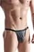 Regnes GoGo Stringtanga Mattlook Schwarz