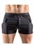 Svenjoyment Worker Style Mini Shorts in Matt-Leder-Optik