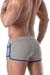 TOF Paris Retro Gym und Freizeit Shorts Grey