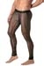 TOF Paris Herren Mesh Leggings Schwarz