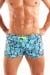 TOF Paris kurze Bade Mini Shorts Blue Print
