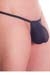 Beachkini Boy Micro G-String superTHONG 3D semitransparent schwarz