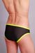 FunBoy Bade Brazilslip Schwarz-Gelb