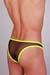 Wojoer Brazilslip 333 Schwarz-Neongelb