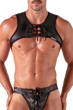 ABSOLU MALE Bondage Harness Crop Top