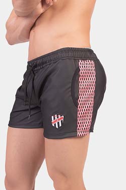 Barcode Berlin Fetisch Short Darko Schwarz-Pink