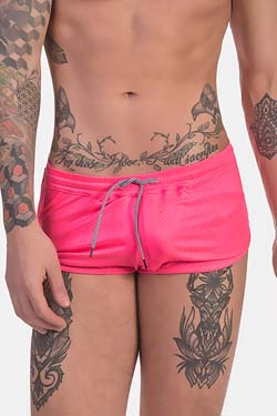 Barcode Berlin Gym Short Costa Pink