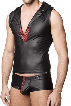 Benno von Stein Kapuzenshirt CH406 aus Synleather