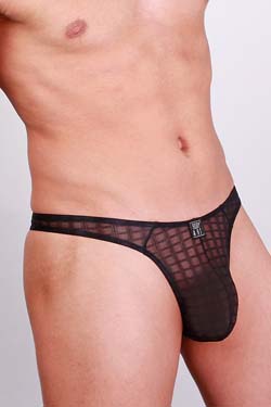 Body Art Fourni String schwarz