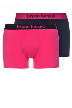 Bruno Banani Shorts FLOWING im 2er Pack Pink/Navy