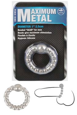 C-Ring aus Metallkugeln � 2,5 cm (dehnbar)