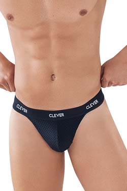 Clever 0876 Latin Lust Thong Schwarz