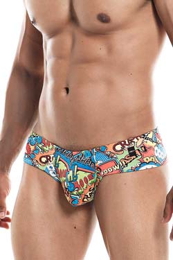 Cut4Men High Cut Cheeky Brief Cartoon