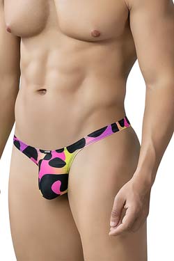 Cut4Men Pop Leopard Swim Capri Bikini