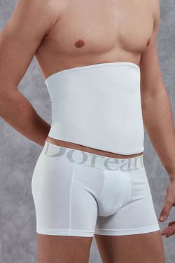 Doreanse Herren Bauchweg-Corset Shapewear 5955 Wei