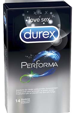 Durex Performa Kondome fr lnger andauerndes Vergngen