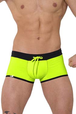 Eros Veneziani Bade Pants Gelb-Schwarz
