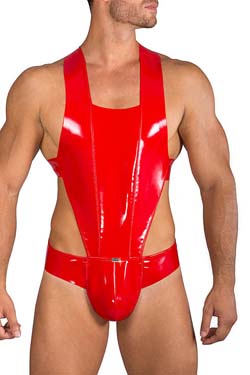 Eros Veneziani Herren Lack String Body Rot