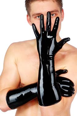 Fetisso Latex Ellbogen Handschuhe