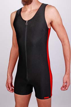 FunBoy Herren BeachBody Schwarz-Rot