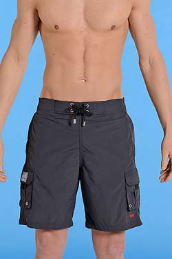 HOM Bade und Freizeit Shorts Marine Grey