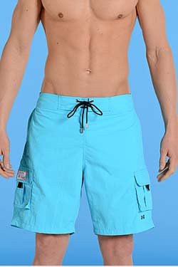 HOM Bade und Freizeit Shorts Marine Trkis