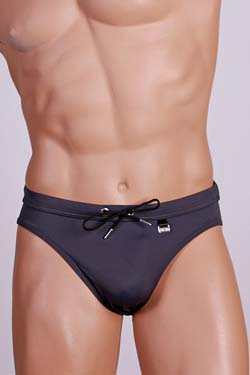 HOM Badehose Marine Chic Mini in Grey