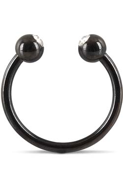 Herren Intimschmuck Eichelring mit 2 Schmuck-Kugeln