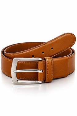 Herren Lederg�rtel GV001, breit, braun