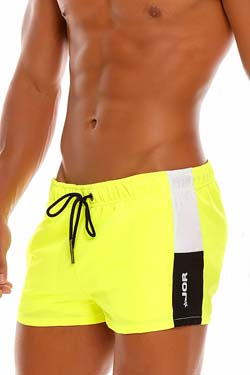 JOR Badeshort Mini Sunset Neongelb