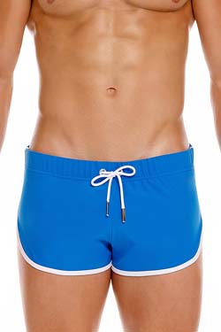 JOR Badeshorts und Freizeit Minishorts Retro Trkis