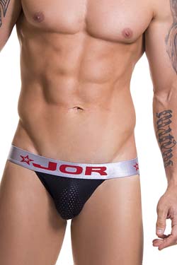 JOR  Cronos Thong String Schwarz
