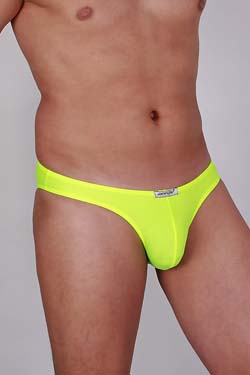 Joe Snyder Bade Bikini Slip Polyester Neon-Gelb