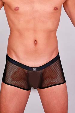 LHomme Invisible PushUp Hipster Fishnet Schwarz