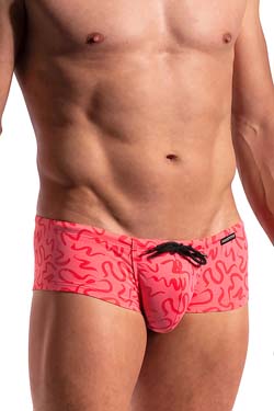 MANSTORE Bade Hot Pants M2284 print rose