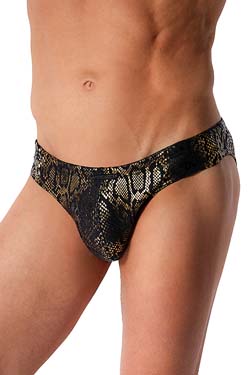 MANSTORE Bade Micro Brief M2579 Schwarz/Gold