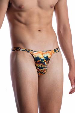MANSTORE Bade Tower String M2061 Gold/Schwarz