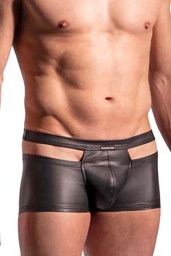 MANSTORE Bondage Pants M2237 Schwarz Leder-Optik