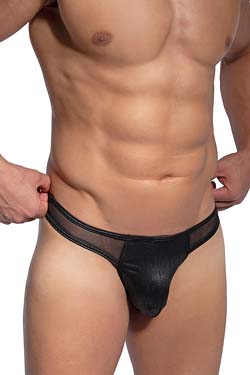MANSTORE Bungee String M2484 Schwarz Mesh