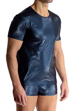 MANSTORE Casual Tee M2517 Water Blau