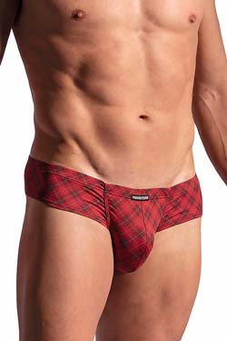 MANSTORE Cheeky Brief M2224 Check Red