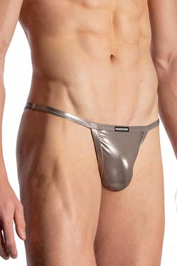 MANSTORE Cheeky Tanga M2117 Platin Badetauglich