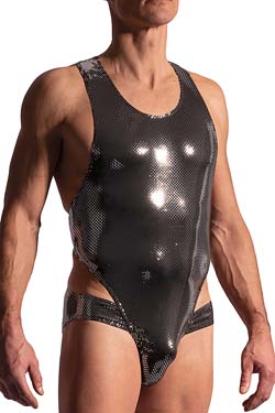 MANSTORE Circus Body M2228 Schwarz/Silber